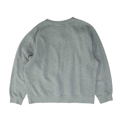 Gray Solid Sweatshirt Pullover