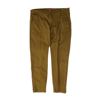 Brown Tapered Pants