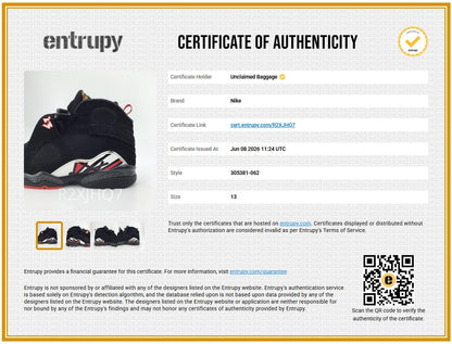 Playoffs Jordan 8 Retro High-Top Athletic Shoes