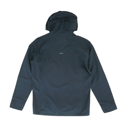 Navy Solid Rain Jacket