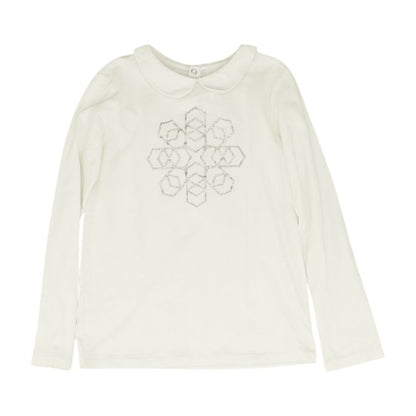 White Solid Crewneck T-Shirt