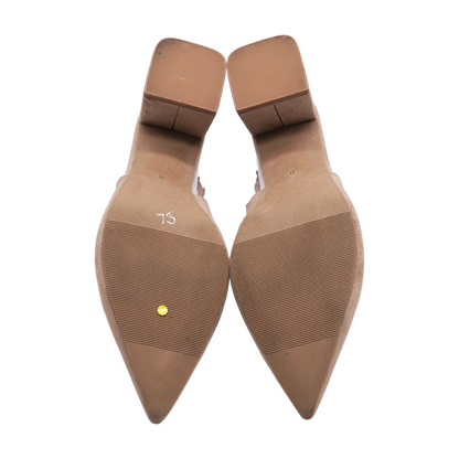 Tan Block Boots