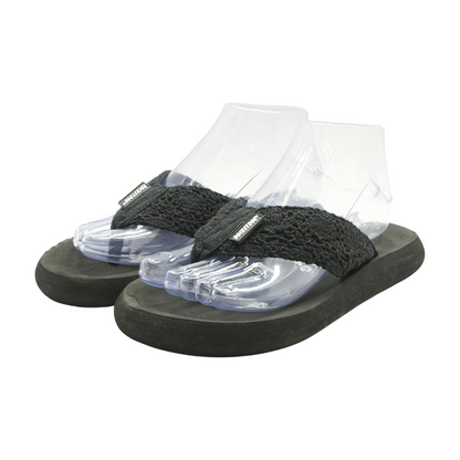 Black Flip-Flop Sandals