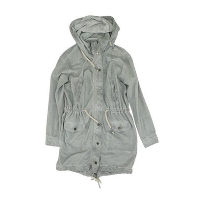 Gray Solid Lightweight Jacket