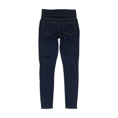Navy Mid Rise Skinny Leg Jeans