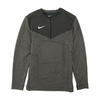 Gray Solid 1/4 Zip Pullover