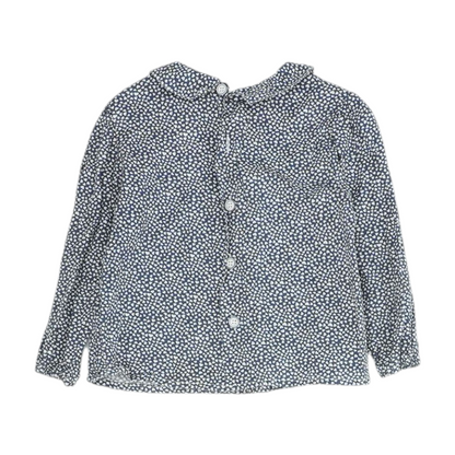 Navy Hearts Blouse
