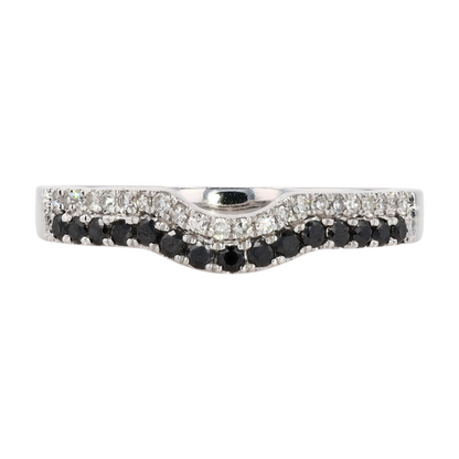 1/3 ctw 14K White Gold Diamond Band Ring