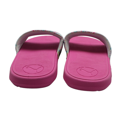 Pink Athletic Slides Shoes
