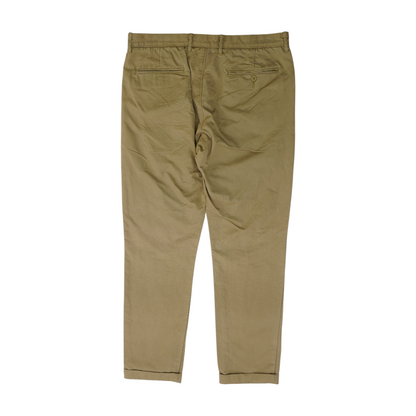 Khaki Straight Pants