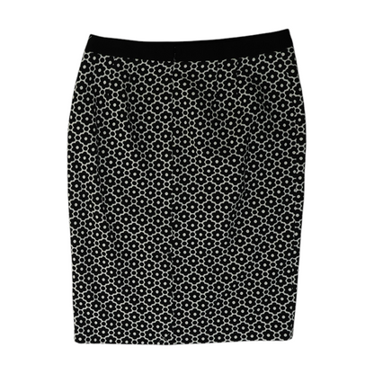 White Floral Mini Skirt