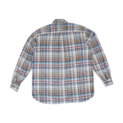Multi Plaid Long Sleeve Button Down