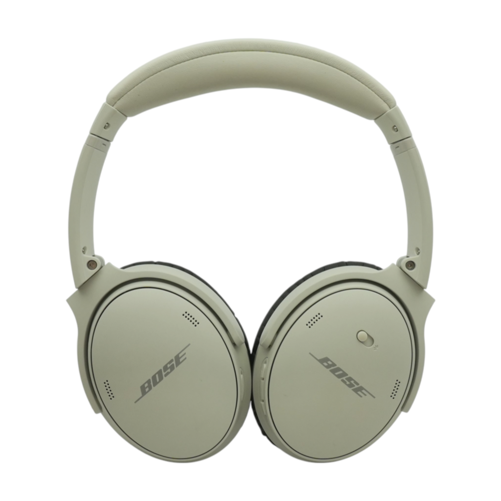 White Smoke QuietComfort 45 Noise Cancelling Headphones With Black Earpads