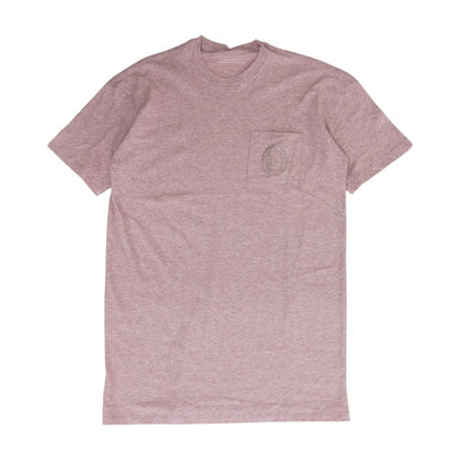 Mauve Embroidery Detail Crewneck T-Shirt