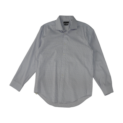 White Check Long Sleeve Button Down