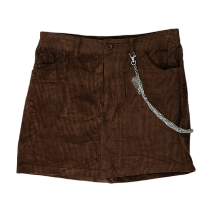 Brown Mini Skirt