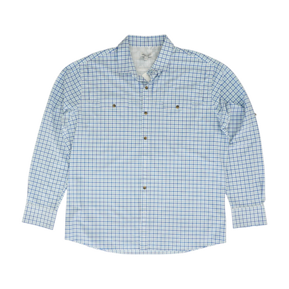 Blue Check Long Sleeve Button Down