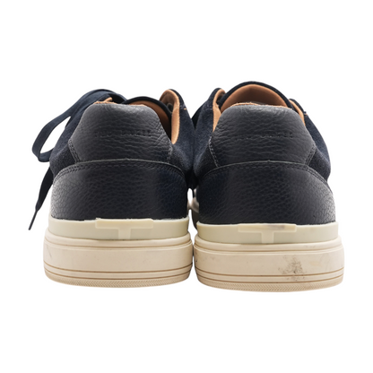 Navy Lace-Up Casual Shoes
