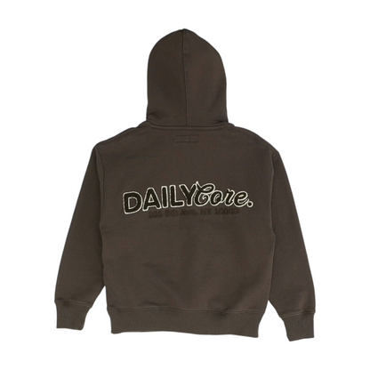 Brown Hoodie Pullover