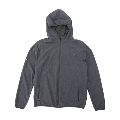 Gray Solid Rain Jacket