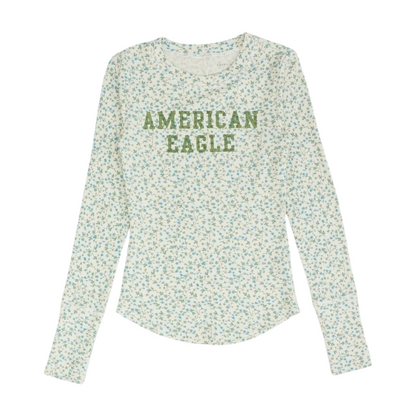 Ivory Floral Blouse