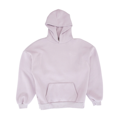 Pink Solid Hoodie Pullover