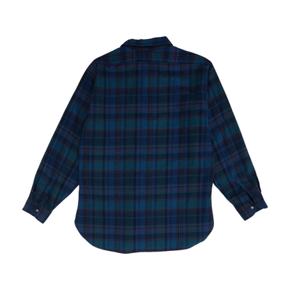 Multi Plaid Long Sleeve Button Down