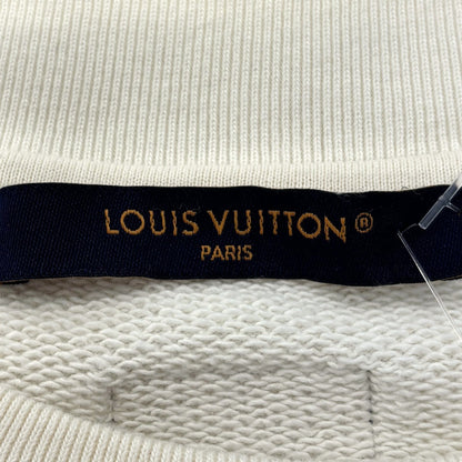 Ivory Embroidered Signature Crewneck