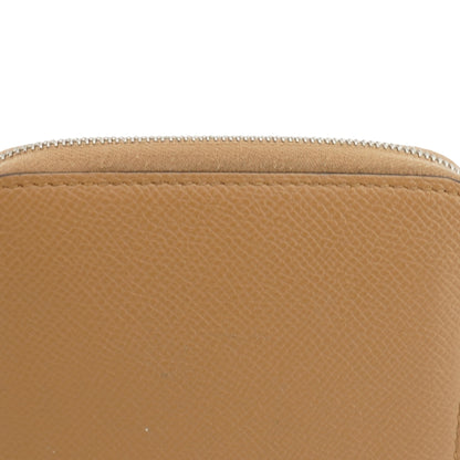 Beige Silk'In Compact Wallet in Epsom Calfskin