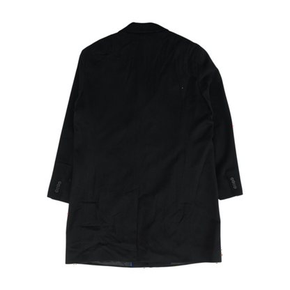 Black Long Solid Coat