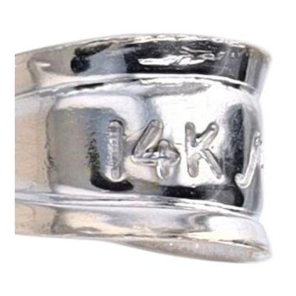 14K White Gold Pendant