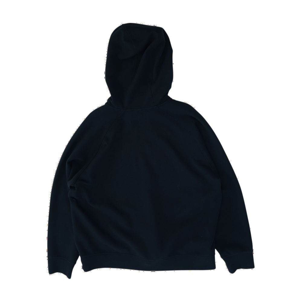 Black Solid Hoodie Pullover