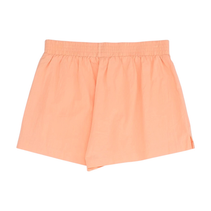Peach Solid Active Shorts
