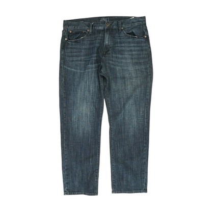 Navy Straight Jeans