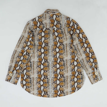 Multi Animal Print Button Down