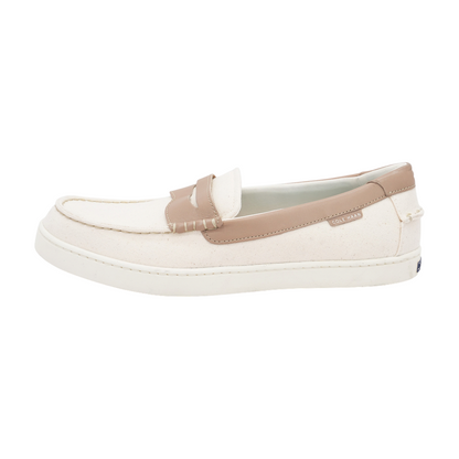 Cream Slip-On Dress Shoes