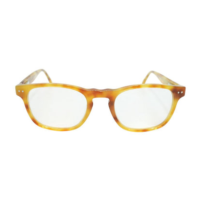 Brown Old Sport Square Unknown Prescription Eyeglasses