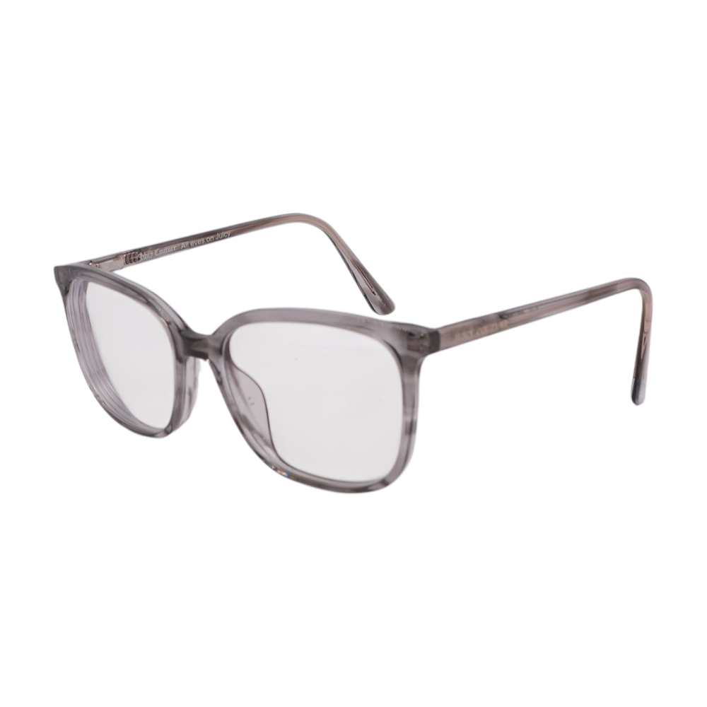Gray JU 225 Rectangle Prescription Eyewear