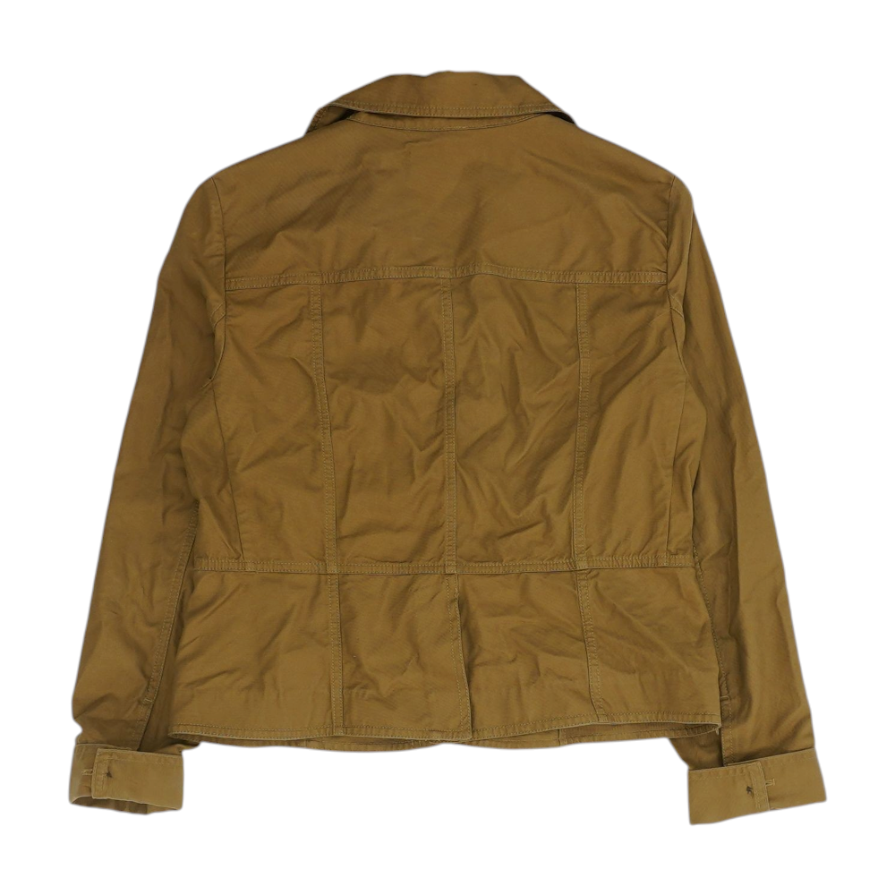 Ann Taylor Loft Brown Solid Denim Jacket – Image 2