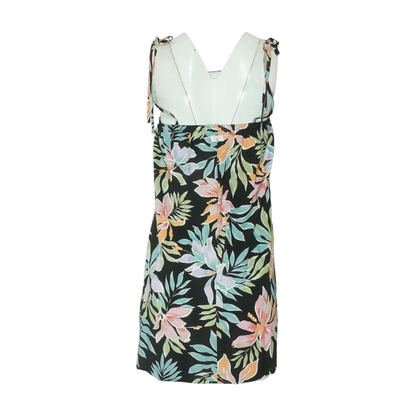 Black Floral Mini Dress