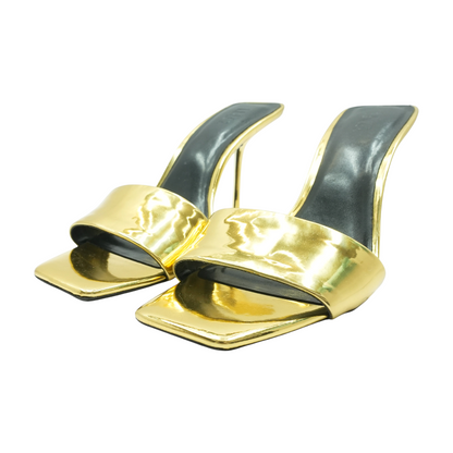 Gold Stiletto Heels