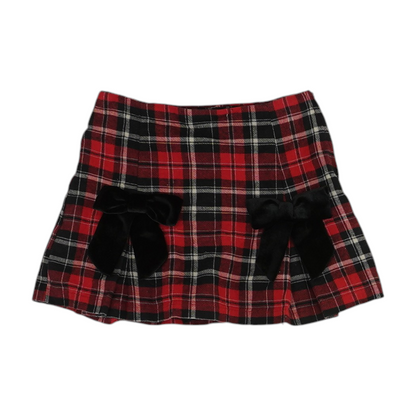 Red Plaid Skort