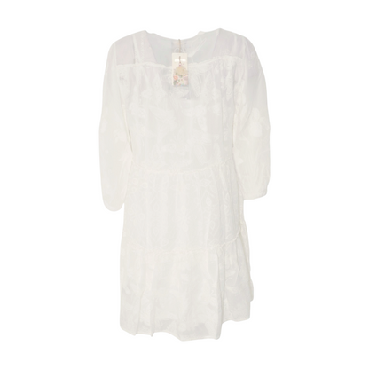 White Kimberlee Orchid Party Mini Dress