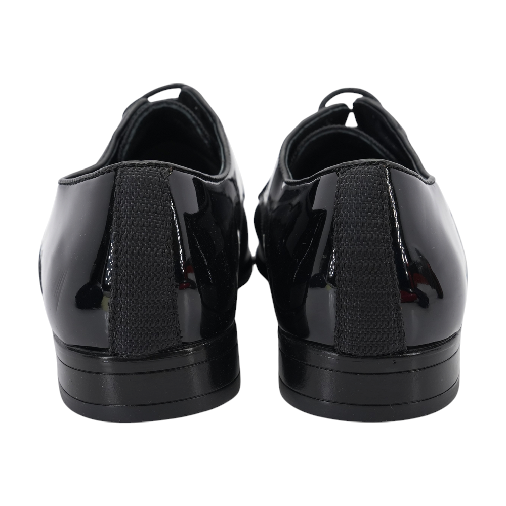 Black Lace-Up Dress Shoes
