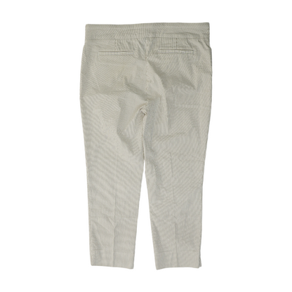 White Striped Regular Pants