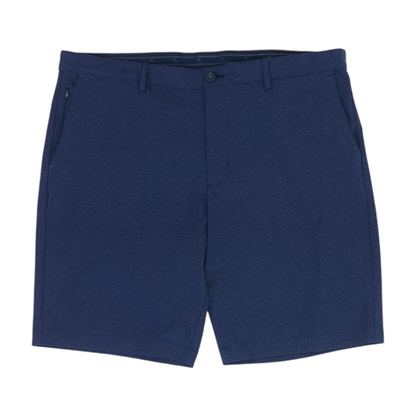 Navy Check Active Shorts