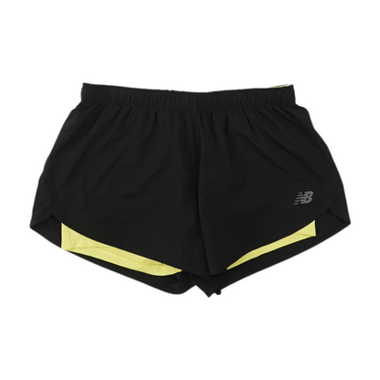 Black Solid Active Shorts