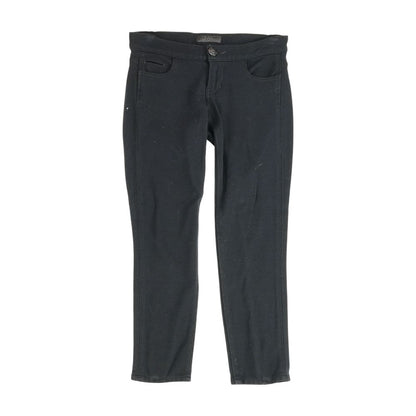 Black Solid Pants