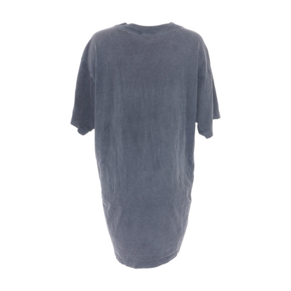 Gray Graphic Mini Dress