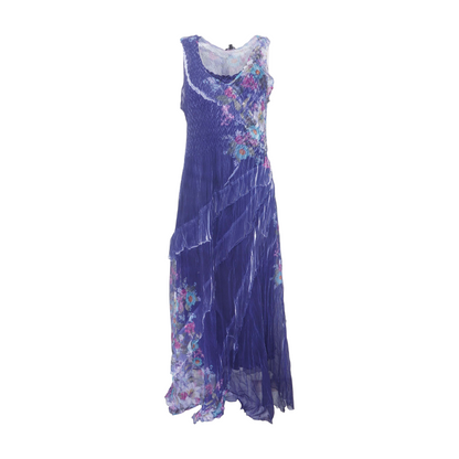Navy Petite Floral Maxi Dress